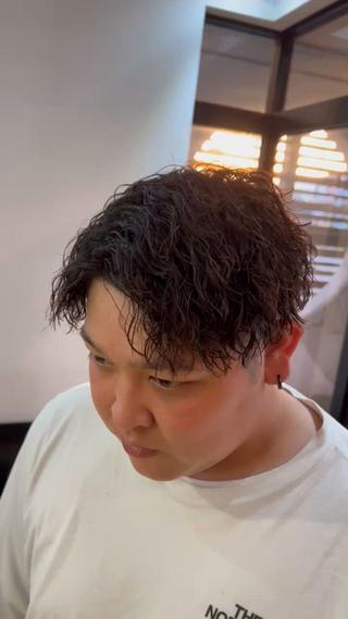 メンズ 岐阜のパーマオタク/ メンズパーマ/早野凪のヘアスタイル
