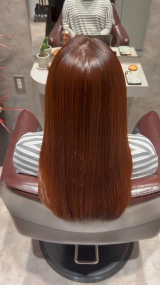セミロング カラー 新宿🚉髪質改善専門 waTatoriのヘアスタイル