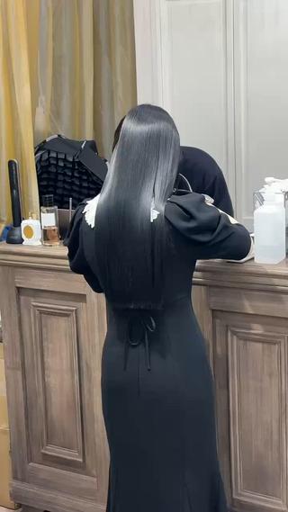 ロング カラー タッセルボブ髪質改善 縮毛矯正/ヒロキのヘアスタイル