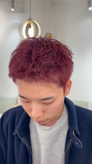 刈り上げスパイキーショート 