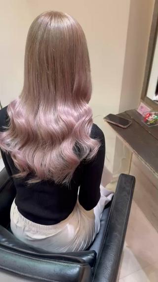 ロング ボブカット艶髪 矯正濱川響太のヘアスタイル