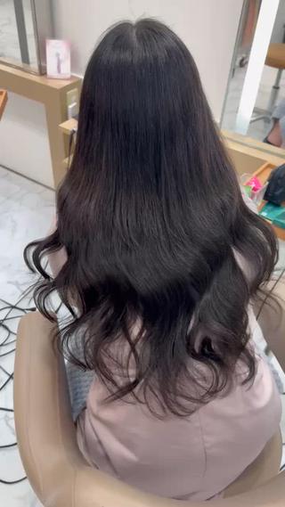 ロング ボブカット艶髪 矯正濱川響太のヘアスタイル