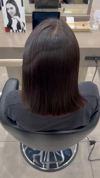 これが自社薬剤を使った縮毛矯正「Maison straight」