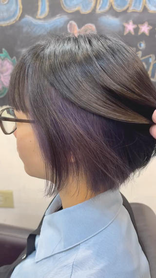 ミディアム カラー はやと【エクステ ×ブリーチ特化】のヘアスタイル