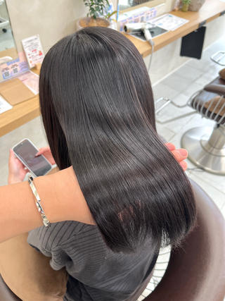 ミディアム 縮毛矯正専門💎/ 髪質改善ストレートのヘアスタイル