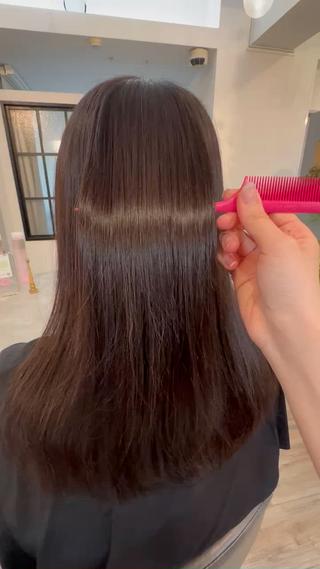 セミロング sato ayaka |透明感カラー🫧のヘアスタイル