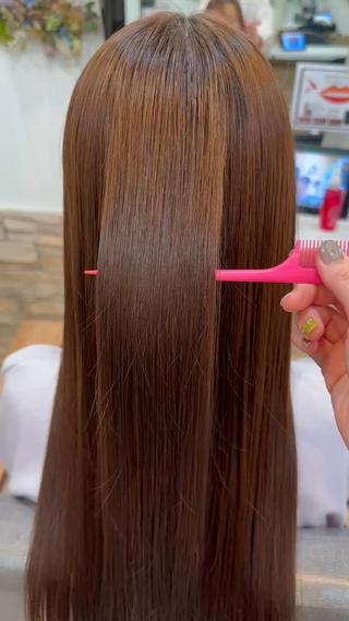 ロング パーマ sato ayaka ｜透明感カラー🫧のヘアスタイル