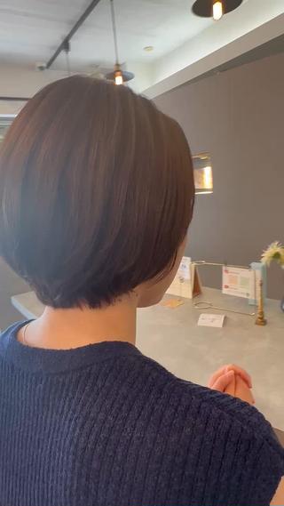 ショート カラー sato ayaka |透明感カラー🫧のヘアスタイル