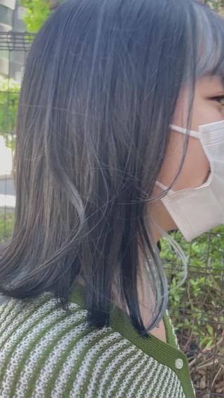 カラー sato ayaka |透明感カラー🫧のヘアスタイル