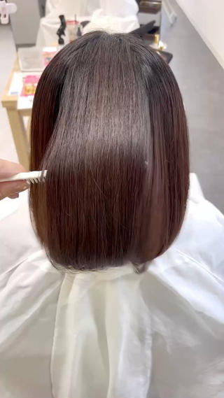 ミディアム MIZUKI🫧ྀི 韓国ヘアAFLOATのヘアスタイル