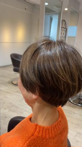 ショート 波川 幸功のヘアスタイル