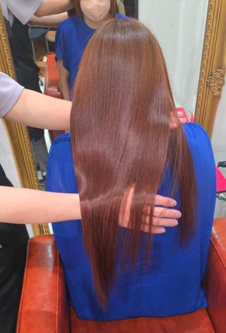 ロング 川瀬 夢来のヘアスタイル