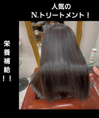 ロング 川瀬 夢来のヘアスタイル
