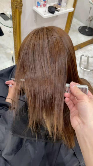 ミディアム 川瀬 夢来のヘアスタイル