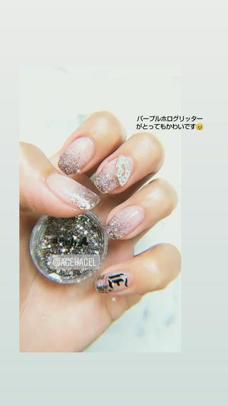パープルホログリッター✵