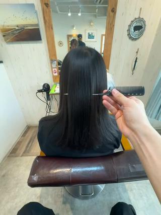 ロング パーマ 小阪 将司のヘアスタイル