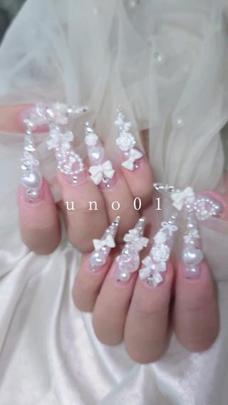 ネイル 梅田🦄中崎町🩵 u n o 0 1のネイルデザイン