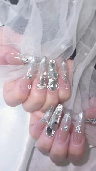ネイル 梅田🦄中崎町🩵 u n o 0 1のネイルデザイン