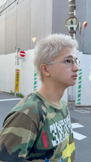 カラー ヘアアレンジ メンズ (メンズ特化)AKI /古本晃大のヘアスタイル