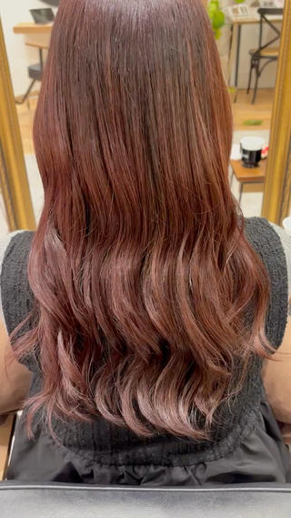 ロング カラー 🍎エクステ/暖色 カラー🍎あyaかのヘアスタイル
