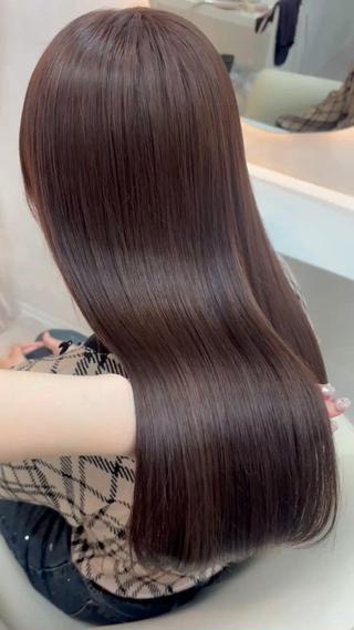 ྀི透明感ブリーチなしダブルカラーྀི
チョコブラウン
ブリーチしたくない方におすすめです