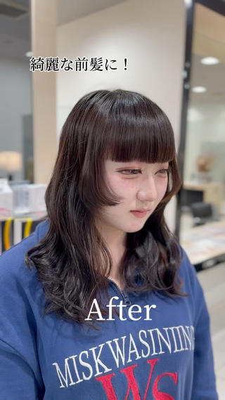 クロスパーマ
Before→After