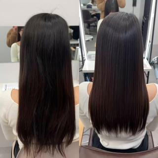 髪質改善ストレート 
