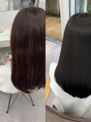 縮毛矯正 