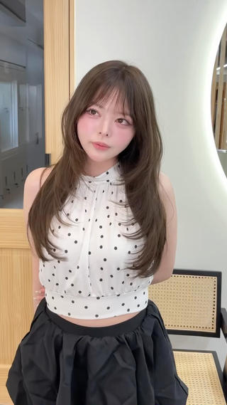 ロング カラー ‪‪❤︎‬韓国レイヤ ー❤︎/saraのヘアスタイル