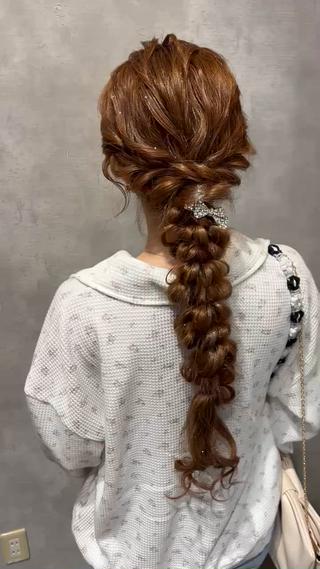 ロング chic 渡辺 桃羽のヘアスタイル