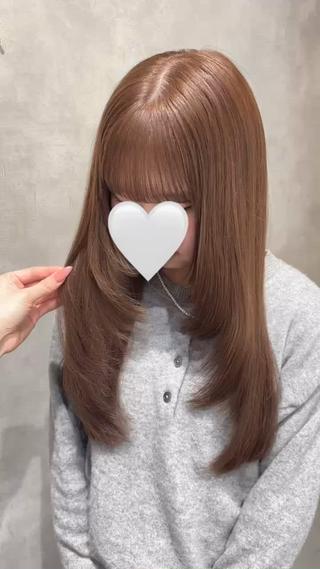 初カラーのお客様
ブリーチなしダブルカラーで透明感溢れるbeige colorに！
ザクザクレイヤーでイメチェン
 
