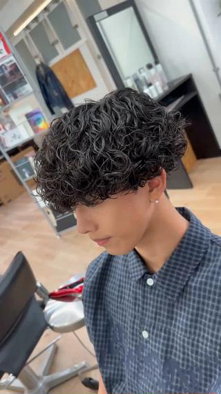 #メンズパーマ #パーマ #プールドルパーマ