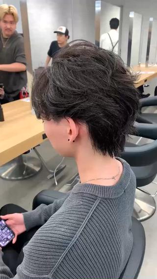 ショート メンズ 🔥ニュアンス フェザー小林海斗🔥のヘアスタイル