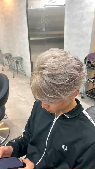 ショート メンズ 🔥ニュアンス フェザー小林海斗🔥のヘアスタイル