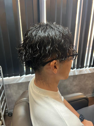パーマ メンズ 高村 吉斗のヘアスタイル