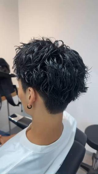 ショート メンズ 大宮/海外風パーマ 🇺🇸隼也🇪🇸のヘアスタイル