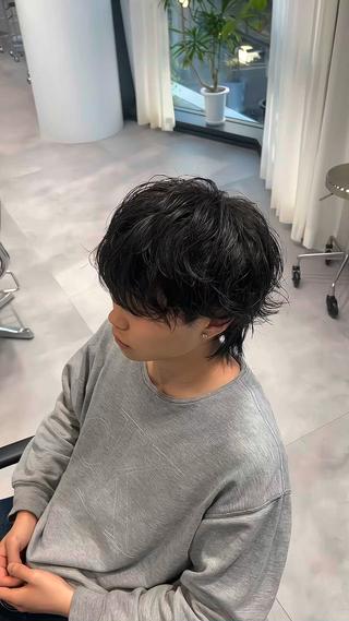 パーマ メンズ 土屋 嘉慧のヘアスタイル