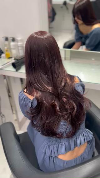 ロング ブリーチありなし× 淡色🎀𝑼𝑻𝑨のヘアスタイル