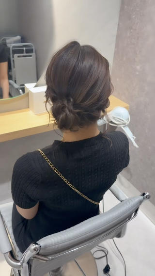 ミディアム ヘアアレンジ ヘアアレンジ/ カラー/hazukiのその他イメージ