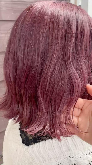 カラー TJ天気予報 佐藤優月のヘアスタイル