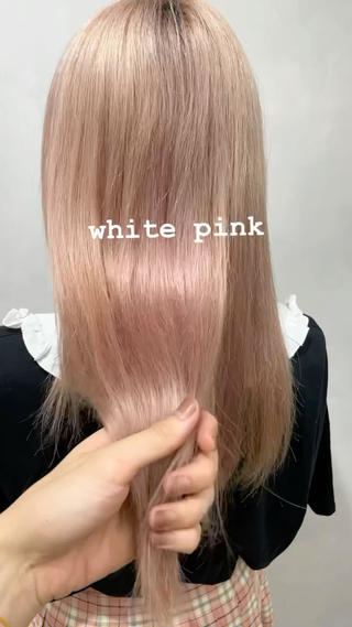 艶感ホワイトピンク 