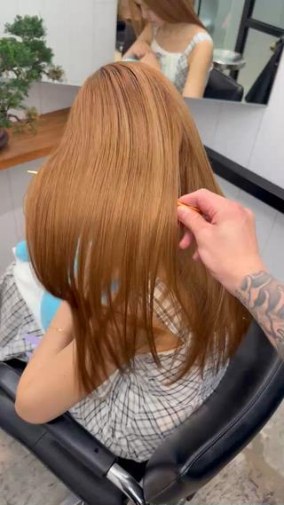 ロング マツザキ 美髪のヘアスタイル