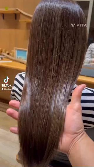 ロング 酸性縮毛矯正　美髪 特化サロン　八百村のヘアスタイル
