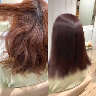 広がり、うねり、パヤパヤした髪の毛
など、気になる方にオススメメニューです!!
酸性縮毛矯正
髪質改善ストレート
髪質改善カラー