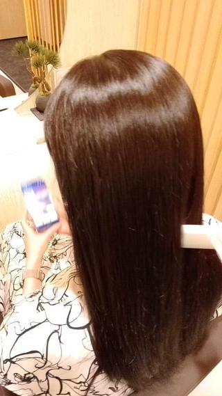 セミロング 【美女が沼る和空間】 渋谷頭浸浴ヘッドスパのヘアスタイル