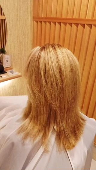 セミロング 【美女が沼る和空間】 渋谷頭浸浴ヘッドスパのヘアスタイル