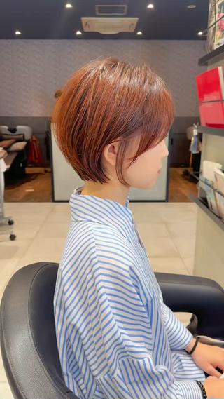ショート カラー EARTH八潮 樋口のヘアスタイル