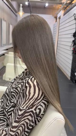 ロング カラー ダブルカラー メンズパーマ大成のヘアスタイル