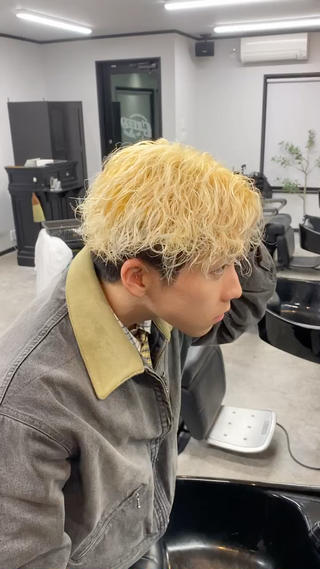 カラー パーマ メンズ メンズ専門美容師 BORDO/神谷のヘアスタイル