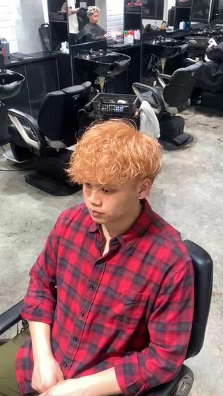 マッシュウルフ
ピンクベージュ 